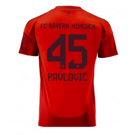 Bayern Munich Aleksandar Pavlovic #45 Hjemme skjorte 2024-25 Kortermet